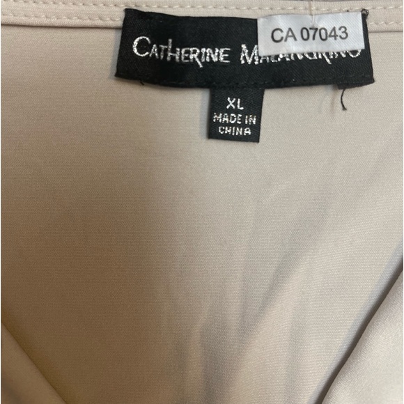 NWT-Catherine Malandrino Ivory Cowl Top - Picture 4 of 6